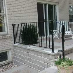 backyard porch outdoor railings